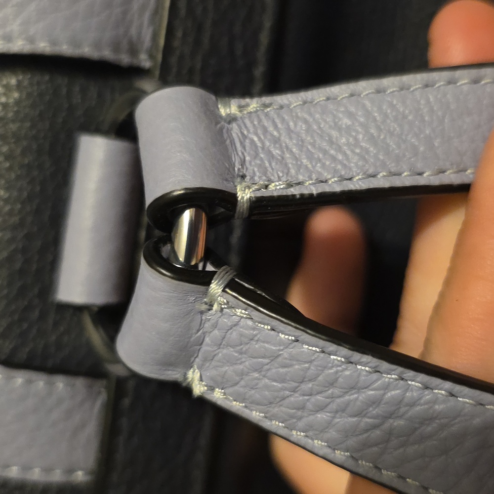 Brand New Without Tags Coach Pennie Leather Mini Bookbag Backpack Navy - Picture 14 of 16